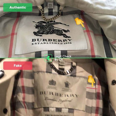 how do i know if my burberry coat is real|authenticate Burberry item.